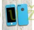 360° kryt silikónový iPhone 5/5S/SE - modrý (Sky blue)